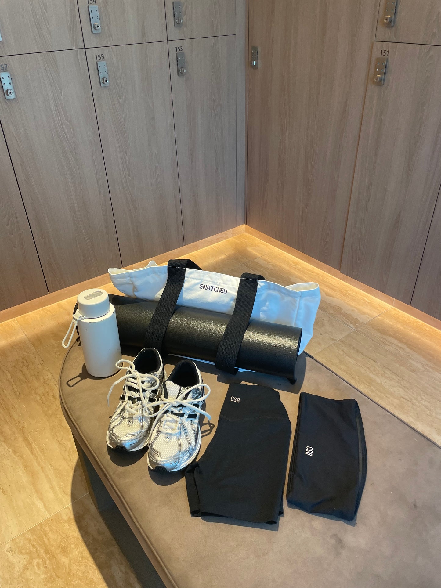 Omni White Contrast Pilates Tote