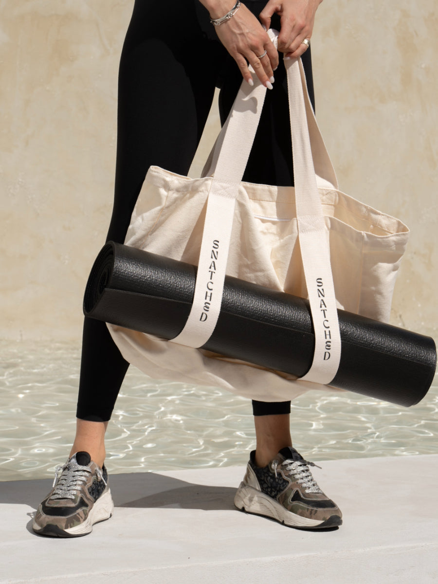 Omni Beige Pilates Tote